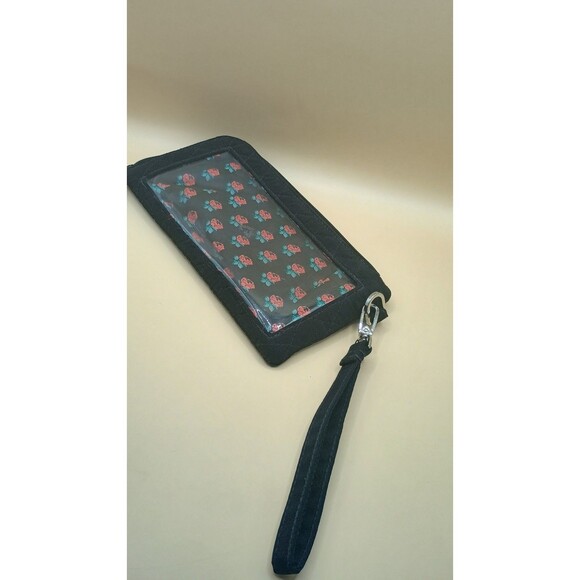 Vera Bradley  RFID Tech Wristlet~Classic Black - Preowned - Picture 5 of 6